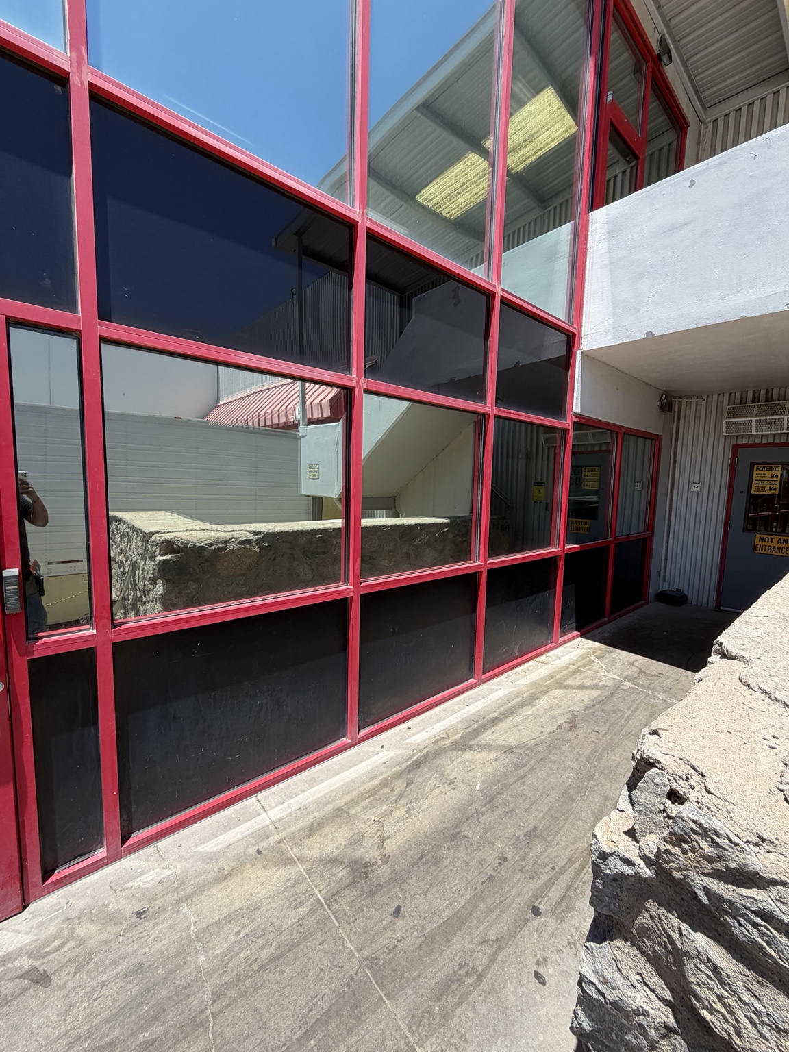 Finished commercial window tint